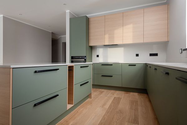 Kitchen by Virtuves - Acrylux Matte Metallic - Olive 8856